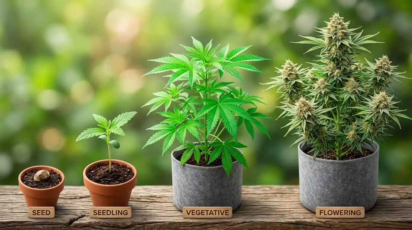 Cannabis Growth Stages & Harvest Guide - Cannabis Plant Care | Learn ...