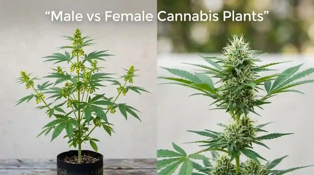 Male vs Female Cannabis Plants