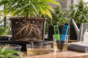 How to Confirm Burn vs. Deficiency With pH and EC