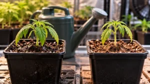 Overwatered vs. Underwatered Seedlings